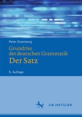 book Grundriss der deutschen Grammatik: Der Satz