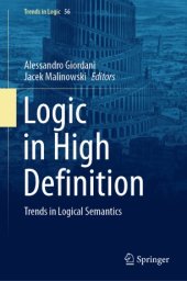 book Logic in High Definition: Trends in Logical Semantics