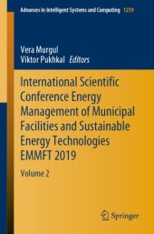 book International Scientific Conference Energy Management of Municipal Facilities and Sustainable Energy Technologies EMMFT 2019: Volume 2