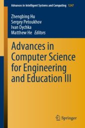 book Advances in Computer Science for Engineering and Education III