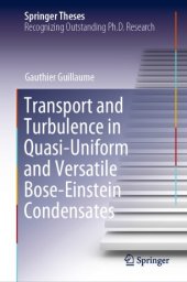 book Transport and Turbulence in Quasi-Uniform and Versatile Bose-Einstein Condensates