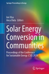 book Solar Energy Conversion in Communities: Proceedings of the Conference for Sustainable Energy (CSE) 2020