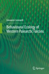 book Behavioural Ecology of Western Palearctic Falcons