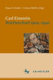 book Carl Einstein. Briefwechsel 1904–1940