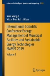 book International Scientific Conference Energy Management of Municipal Facilities and Sustainable Energy Technologies EMMFT 2019: Volume 1