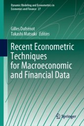 book Recent Econometric Techniques for Macroeconomic and Financial Data