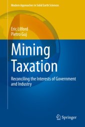 book Mining Taxation: Reconciling the Interests of Government and Industry