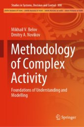 book Methodology of Complex Activity: Foundations of Understanding and Modelling