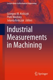 book Industrial Measurements in Machining