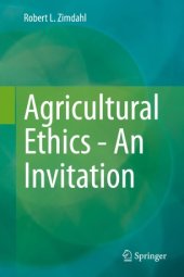 book Agricultural Ethics - An Invitation