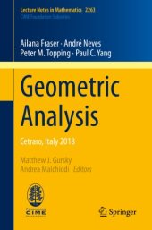 book Geometric Analysis : Cetraro, Italy 2018