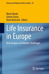 book Life Insurance in Europe: Risk Analysis and Market Challenges