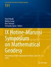 book IX Hotine-Marussi Symposium on Mathematical Geodesy: Proceedings of the Symposium in Rome, June 18 – 22, 2018