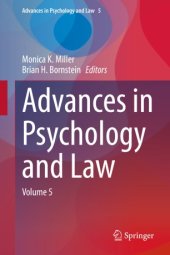 book Advances in Psychology and Law: Volume 5