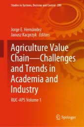 book Agriculture Value Chain - Challenges and Trends in Academia and Industry: RUC-APS Volume 1