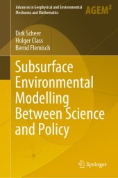 book Subsurface Environmental Modelling Between Science and Policy