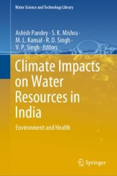 book Climate Impacts on Water Resources in India: Environment and Health