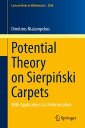 book Potential Theory on Sierpiński Carpets: With Applications to Uniformization