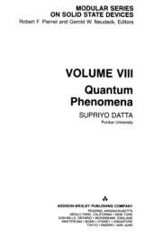 book Quantum Phenomena