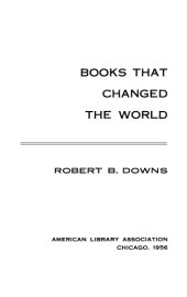 book Books that changed the world