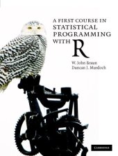 book A first course in statistical programming with R