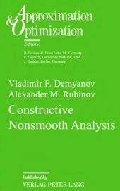 book Constructive nonsmooth analysis