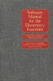 book Software manual for the elementary functions