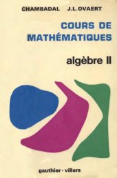 book Cours de mathematiques. Algebre II