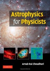 book Astrophysics for Physicists