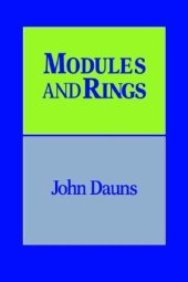 book Modules and rings