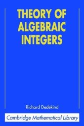 book Theory of algebraic integers