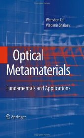 book Optical Metamaterials: Fundamentals and Applications