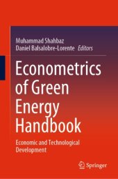 book Econometrics of Green Energy Handbook: Economic and Technological Development