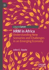 book HRM in Africa: Understanding New Scenarios and Challenges in an Emerging Economy