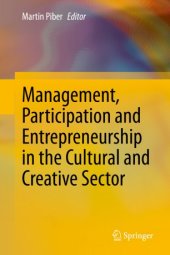 book Management, Participation and Entrepreneurship in the Cultural and Creative Sector