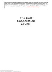 book The Gulf Cooperation Council : a rising power and lessons for ASEAN