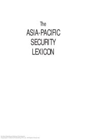 book The Asia-Pacific security lexicon