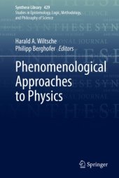 book Phenomenological Approaches to Physics