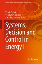 book Systems, Decision and Control in Energy I