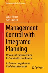 book Management Control with Integrated Planning : Models and Implementation for Sustainable Coordination