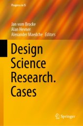 book Design Science Research. Cases