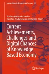 book Current Achievements, Challenges and Digital Chances of Knowledge Based Economy