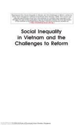 book Social inequality in Vietnam and the challenges to reform