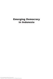 book Emerging democracy in Indonesia