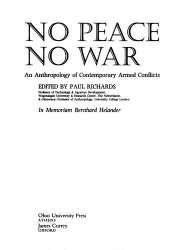 book No peace, no war : an anthropology of contemporary armed conflicts