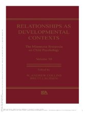 book Relationships as Developmental Contexts