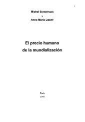 book El precio humano de la mundialización