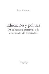 book Educacion Y Politica