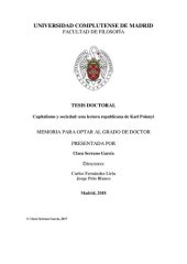 book Capitalismo y sociedad. Una lectura republicana de Karl Polanyi