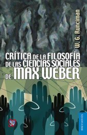 book Crítica de la filosofía de las ciencias sociales de Max Weber